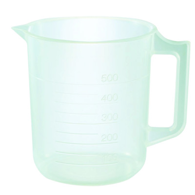 Beaker, with handle, PP, 500 ml