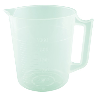 Beaker, with handle, PP, 1000 ml
