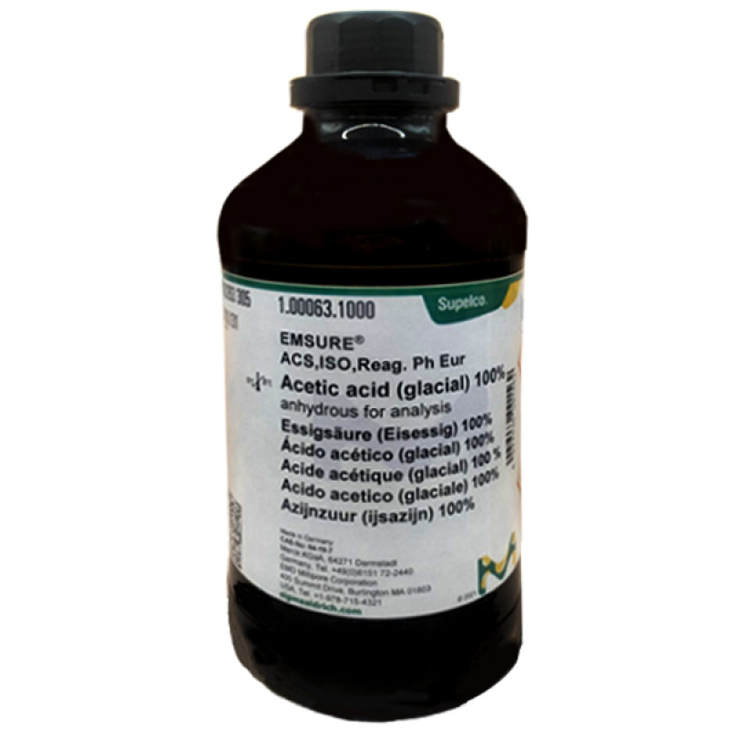 ACETIC ACID (GLACIAL) 100% FOR ANALYSIS 1 L