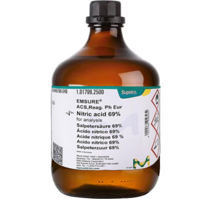 NITRIC ACID 69% FOR ANALYSIS EMSURE 2.5 L