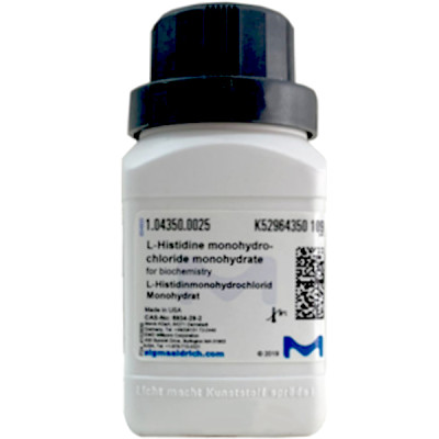 L-HISTIDINE MONOHYDROCHLORIDE MONOHYDRATE 25 G