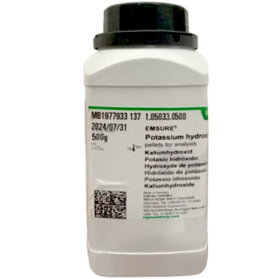 POTASSIUM HYDROXIDE PELLETS FOR ANALYSIS 500 G