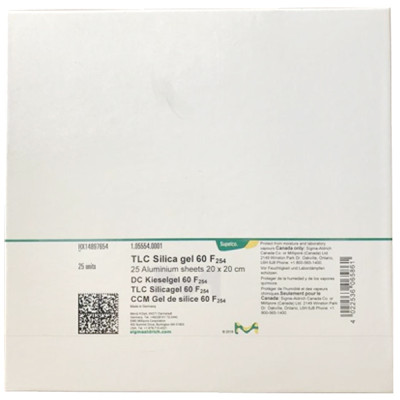 SILICA GEL 60 F254 25 TLC ALUMINIUM SHEE 25 UNITS