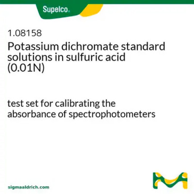 POTASSIUM DICHROMATE STANDARD SOLUTIONS 1 SET
