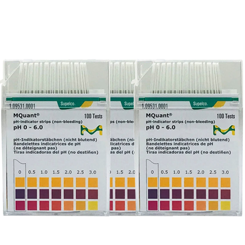 PH-INDICATOR STRIPS NON-BLEEDING