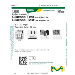 GLUCOSE TEST 10 - 25 - 50 - 100 - 250 -