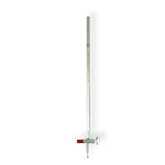Burette, Teflon Stopcock, Clear, Amber Graduation, Class A, 25 ml