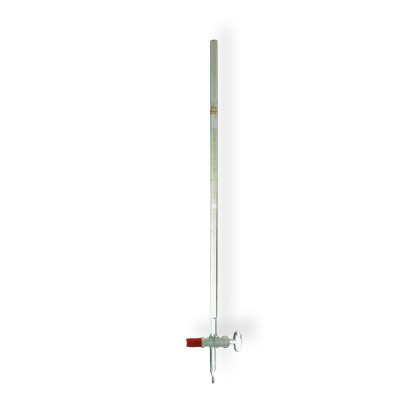 Burette, Teflon Stopcock, Clear, Amber Graduation, Class A, 25 ml