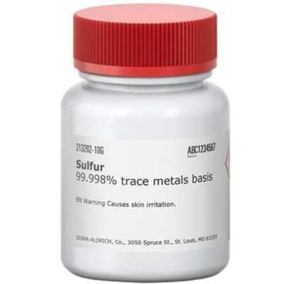 SULFUR, 99.998% METALS BASIS 10 G