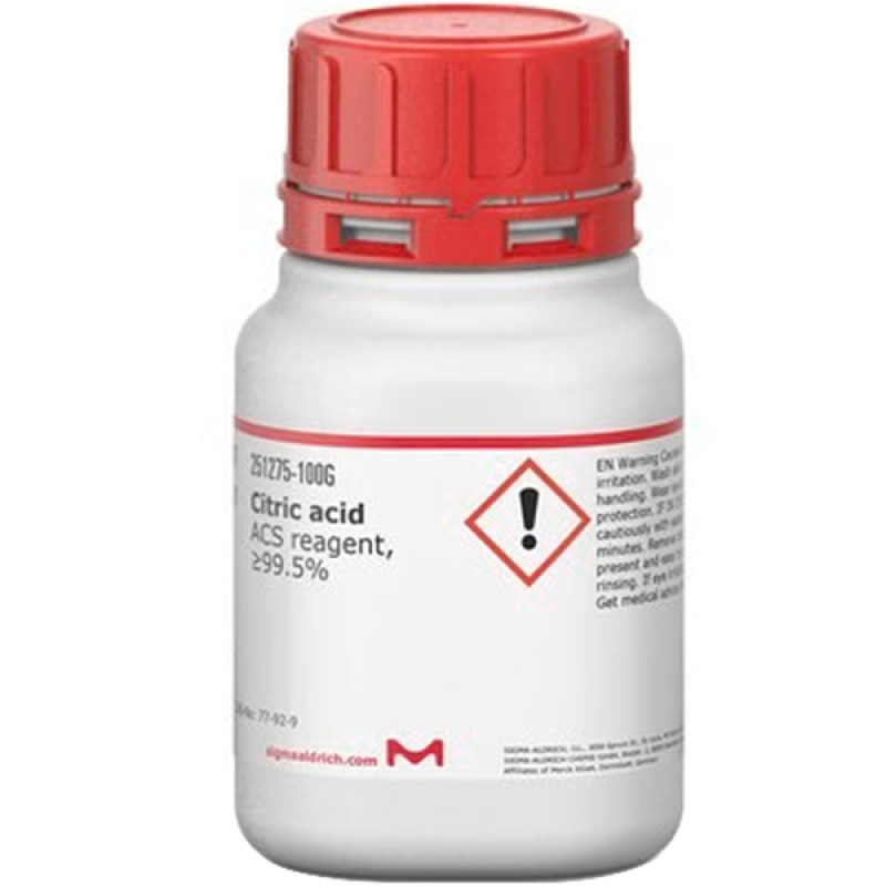 CITRIC ACID, 99.5+%, A.C.S. REAGENT 100 G