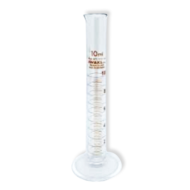 Measuring Cylinder, Class A, Amber Graduation, 10 ml