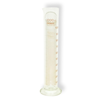 Measuring Cylinder, Class A, Amber Graduation, 2 L