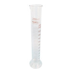Measuring Cylinder, Class A, Amber Graduation, 250 ml