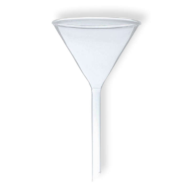 Funnel, short stem, OD : 150 mm