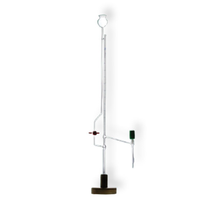 Micro Buret, glass key, 10 ml