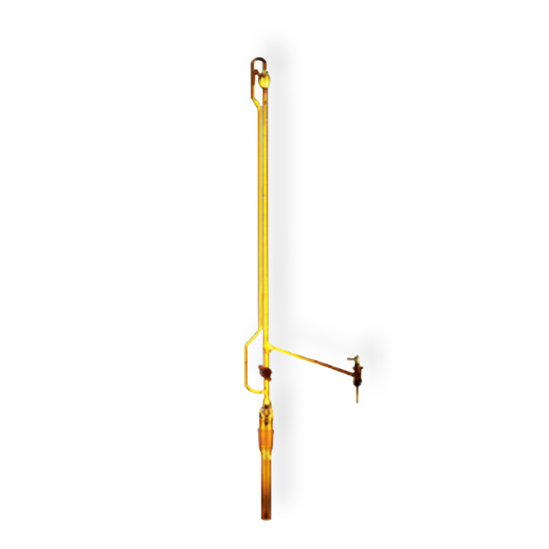 Automatic Buret, glass key, amber, 10 ml (without bottle)