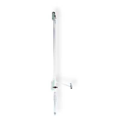 Automatic Buret, PTFE key, amber, 10 ml (without bottle)