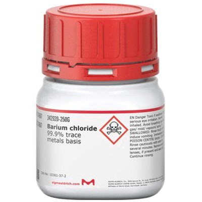 BARIUM CHLORIDE, 99.9% METALS BASIS 250 G