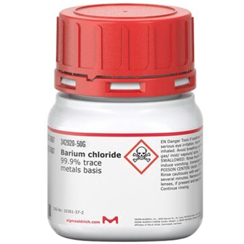 BARIUM CHLORIDE, 99.9% METALS BASIS 50 G