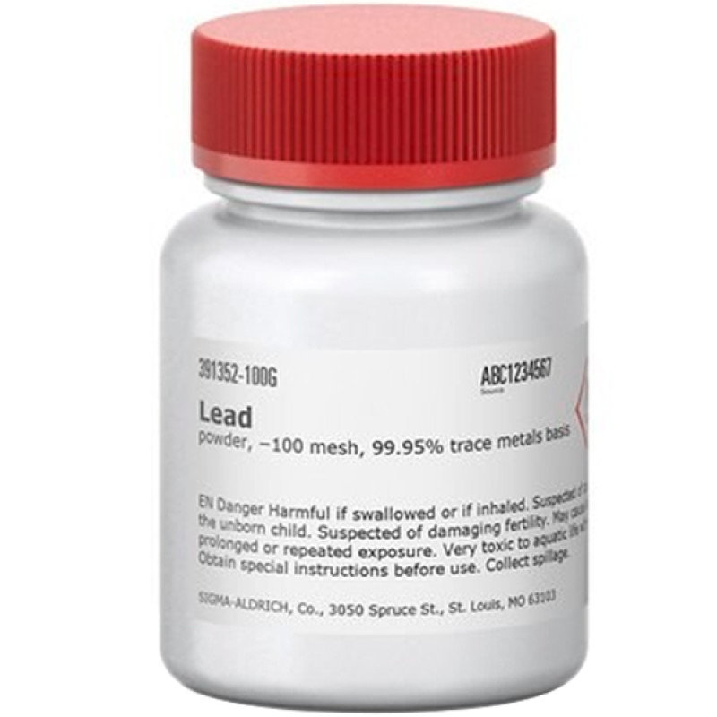 LEAD, POWDER, -100 MESH, 99.95% METALS B 100 G