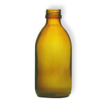 Bottle, Threaded, amber, without cap, 60 ml