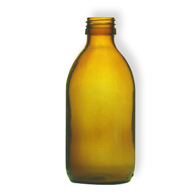 Bottle, Threaded, amber, without cap, 30 ml