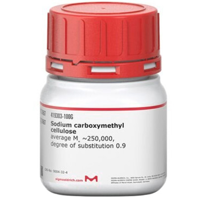 SODIUM CARBOXYMETHYL CELLULOSE, AVERAGE& 100 G