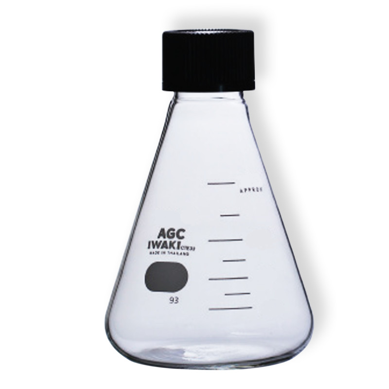Erlenmeyer Flask, with Screw Cap, 500 ml