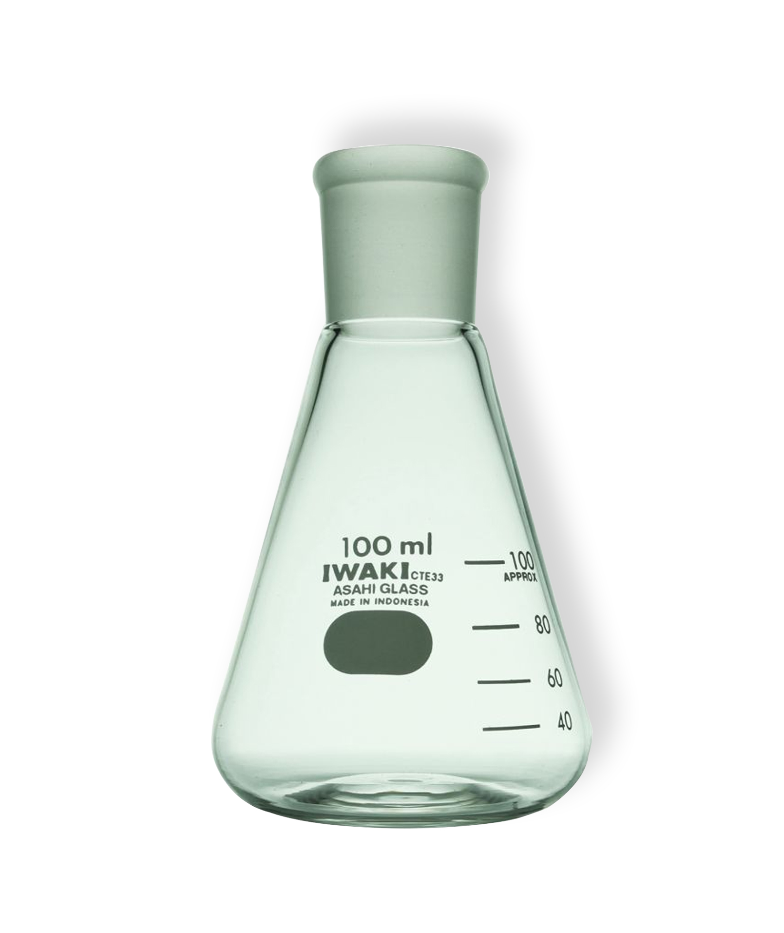 Erlenmeyer Flask, With Out Glass Stopper, 100 ml, TS 24/29