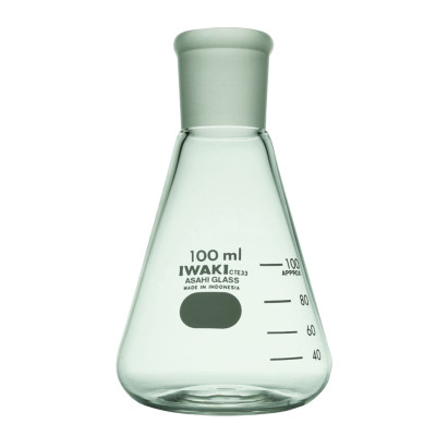 Erlenmeyer Flask, With Out Glass Stopper, 50 ml, TS 19/26