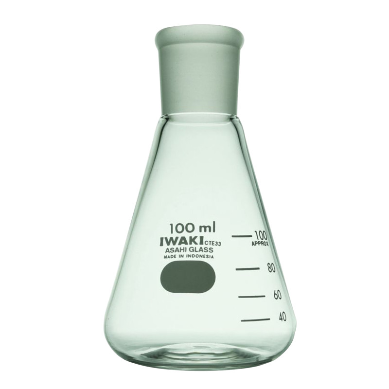 Erlenmeyer Flask, With Out Glass Stopper, 50 ml, TS 19/26