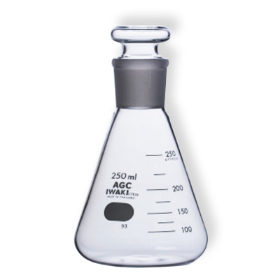 Erlenmeyer Flask, With Glass Stopper, 500 ml, TS 34/35