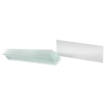 Microscope Slide Glass 76 x 26 x 1.1 mm, 90° Cut Edges. Non Clipped Corners (50 pcs/pack)