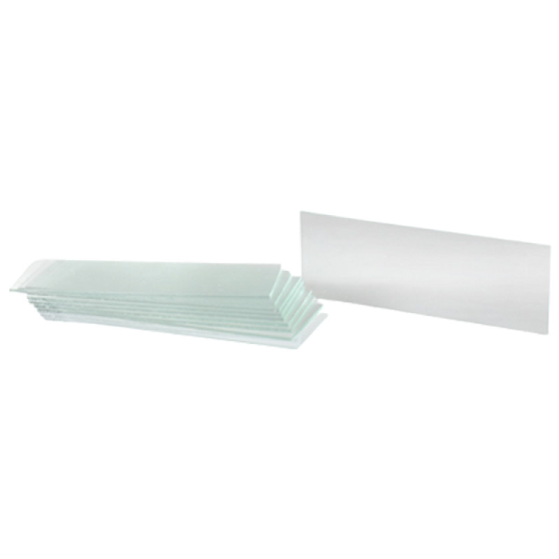 Microscope Slide Glass 76 x 26 x 1.1 mm, 90° Cut Edges. Non Clipped Corners (50 pcs/pack)
