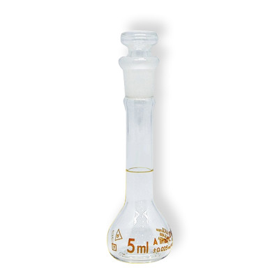 Volumetric Flask, With Glass Stopper, Class A, 5 ml