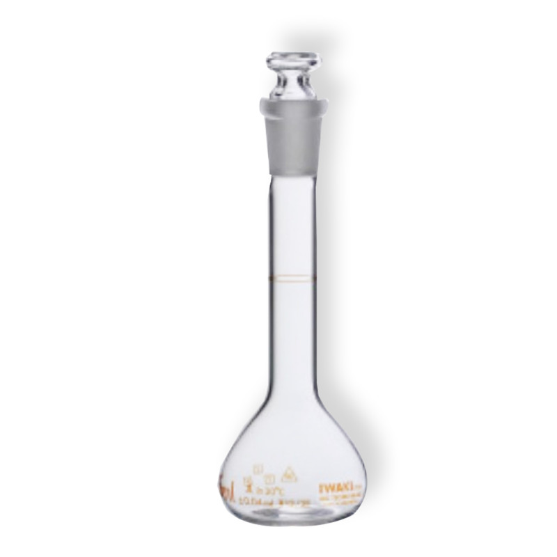 Volumetric Flask, With Glass Stopper, Wide Neck, Class A, 25 ml