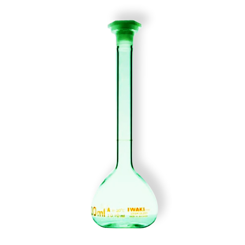 Volumetric Flask, With Plastic Stopper, Wide Neck, Class A, 25 ml