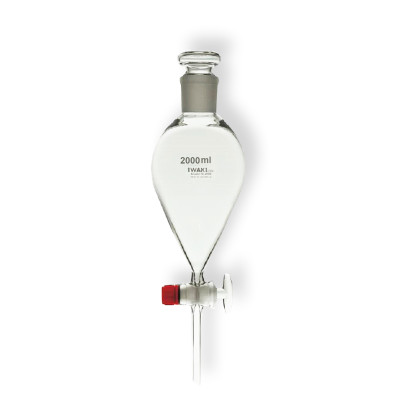 Separating Funnel, With Glass Stopcock, 2 L