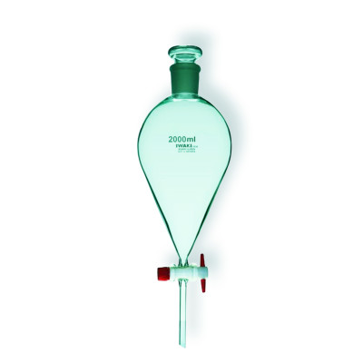 Separating Funnel, With Teflon Stopcock, 2 L