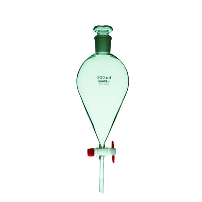 Separating Funnel, With Teflon Stopcock, 500 ml