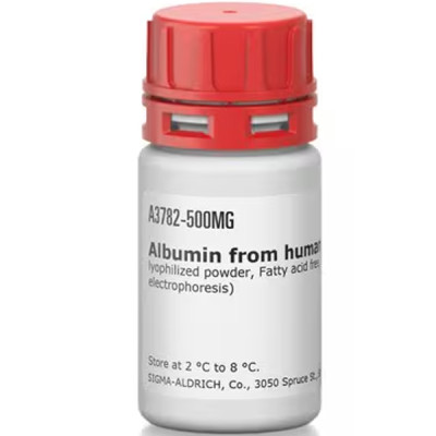 ALBUMIN FROM HUMAN SERUM, FATTY ACID& 500 MG
