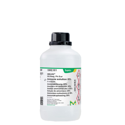 AMMONIA SOLUTION 25% FOR ANALYSIS EMSURE 1 L