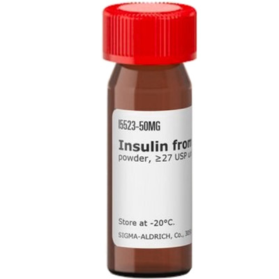 INSULIN FROM PORCINE PANCREAS 50 MG