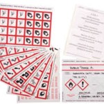 Label set acc. GHS, 80 x 110 mm