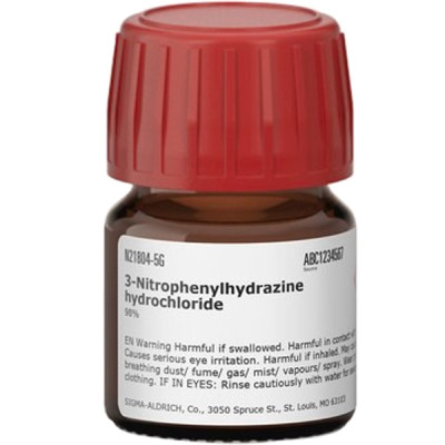 3-NITROPHENYLHYDRAZINE HYDROCHLORIDE, 98 5 G