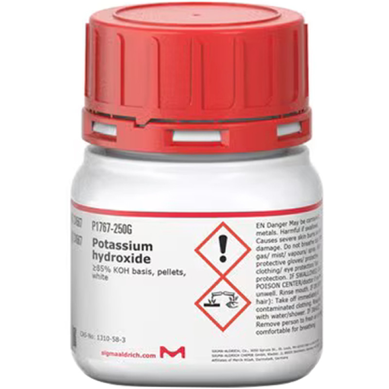 POTASSIUM HYDROXIDE PELLETS 250 G