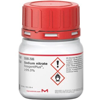 SODIUM NITRATE, REAGENTPLUS(R), >=99.0% 250 G