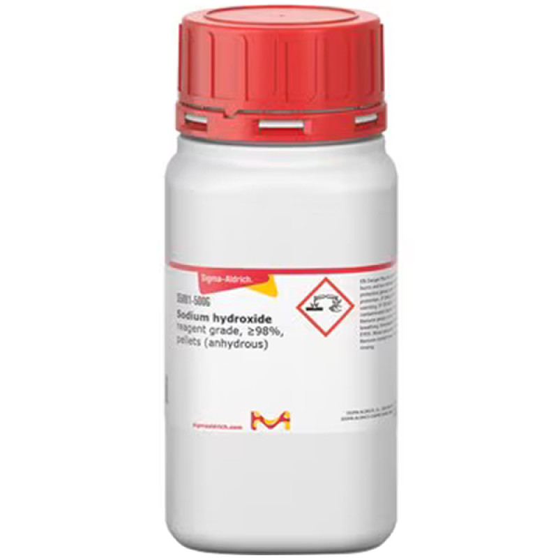 SODIUM HYDROXIDE, REAGENT GRADE, 98% 500 G